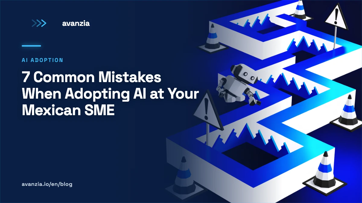 Avoid AI Adoption Mistakes at Mexican SMEs Mexican business owner considering adopting AI