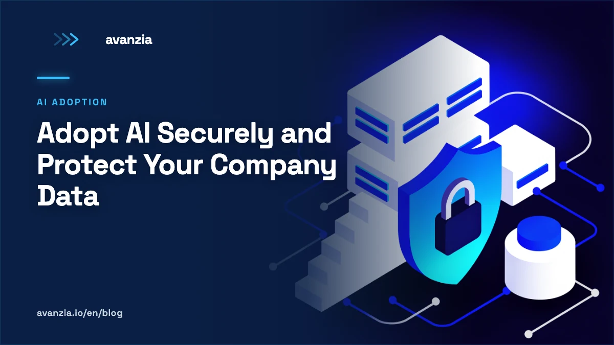 Adopt AI Securely and Protect Your Company Data Mexican business owner deploying AI securely