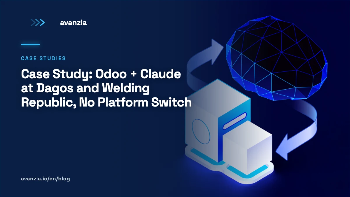 Claude AI integration in Odoo for inventory control