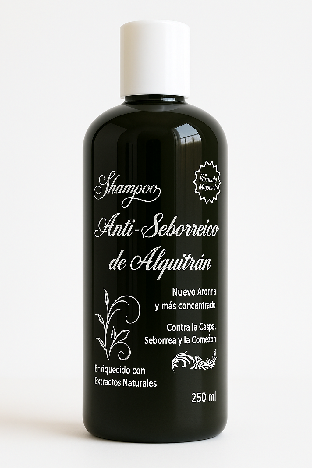 Shampoo capilar anti-seborreico de alquitrán