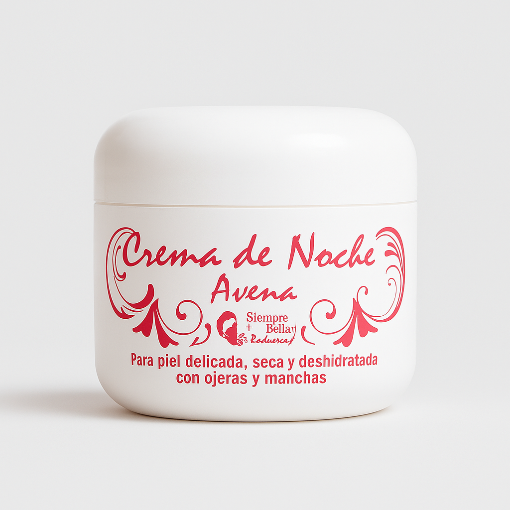 Crema de noche avena