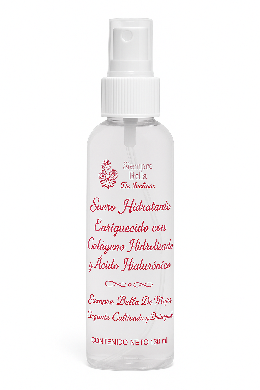 Suero hidratante facial con colágeno hidrolizado