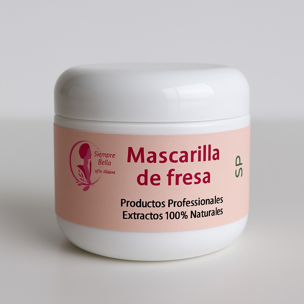 Mascarilla de fresa