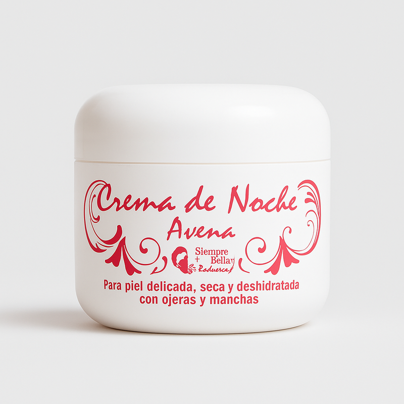 Crema de noche avena