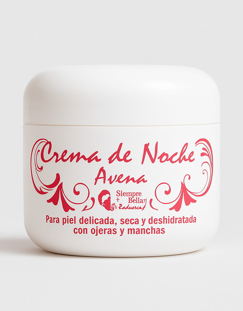 Crema de noche avena