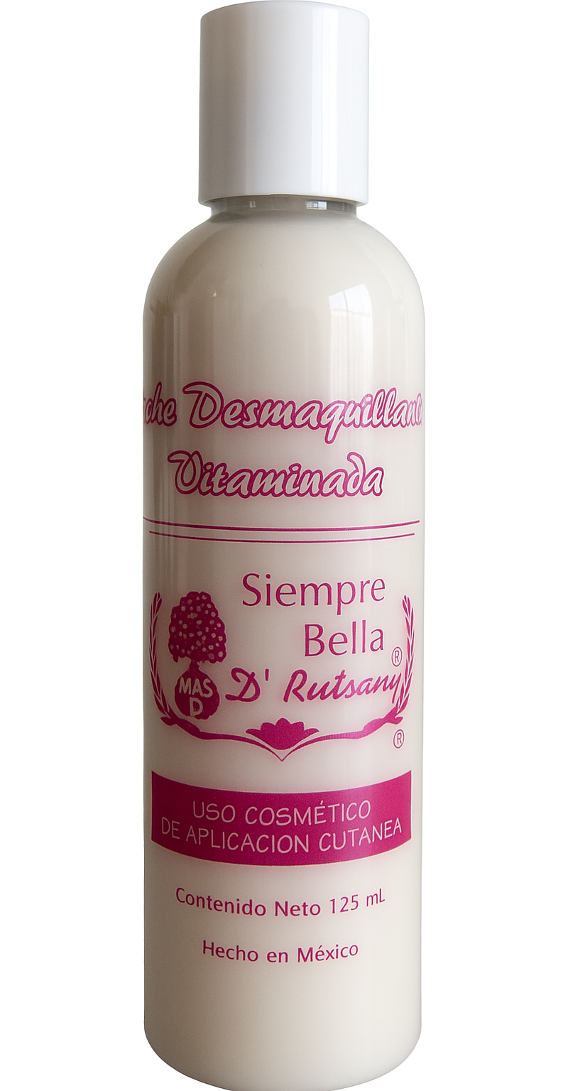 Leche desmaquillante de almendras y vitamina E