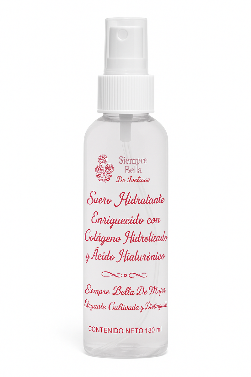 Suero hidratante facial con colágeno hidrolizado