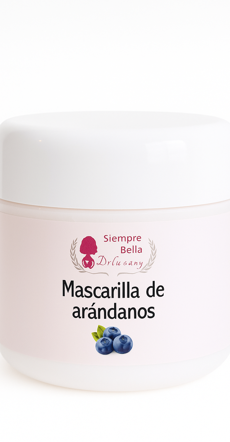 Mascarilla de arándanos
